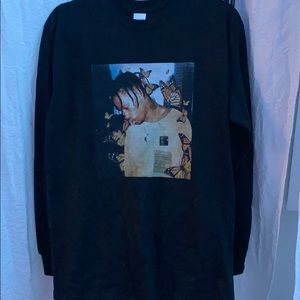 travis scott butterfly graphic tee